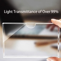 Organisateur de fichiers mural en acrylique transparent, porte-documents mural en acrylique, trieur de documents de bureau pour papier