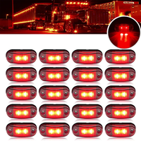 Feux de position latéraux LED pour voitures, remorques et camions 12V 24V Jaune Orange Blanc Rouge Neuf Garantie 2 ans