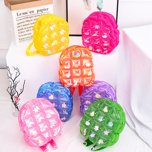 <span class=keywords><strong>Sac</strong></span> à dos gonflable en gros pour l'école, <span class=keywords><strong>sac</strong></span> de plage, <span class=keywords><strong>sac</strong></span> pour enfants, <span class=keywords><strong>sac</strong></span> à <span class=keywords><strong>main</strong></span> en gelée couleur bonbon, <span class=keywords><strong>sac</strong></span> à dos matelassé à fermeture éclair pour femmes - Product Image 2