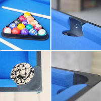 Table de billard multifonctionnelle pliable 4 en 1 avec pieds repliables pour snooker, billard, tennis, football, hockey sur air, et vêtements sexy pour enfants