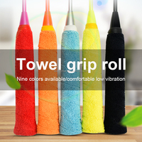 Rouleau de grip pour raquette de badminton Whizz, 5 m de long, pour padel et tennis, antidérapant et absorbant la transpiration