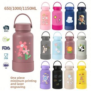 Soft Touch Vacuum Insulated Stainless Steel Thermos Cup Handle Lightweight Portable Large Capacity 6-12 Hours Thermal - Product Image 3