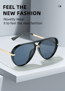 New Arrival Fashion Designer Retro Steampunk Stylish <b>Sunglasses</b> Unisex <b>square</b> Big Frame <b>Sunglasses</b> - Product Image 3