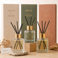 AIKUN – Fournisseur d'usine : Ensemble diffuseur de parfum sans alcool personnalisé pour les canaux d'approvisionnement professionnels