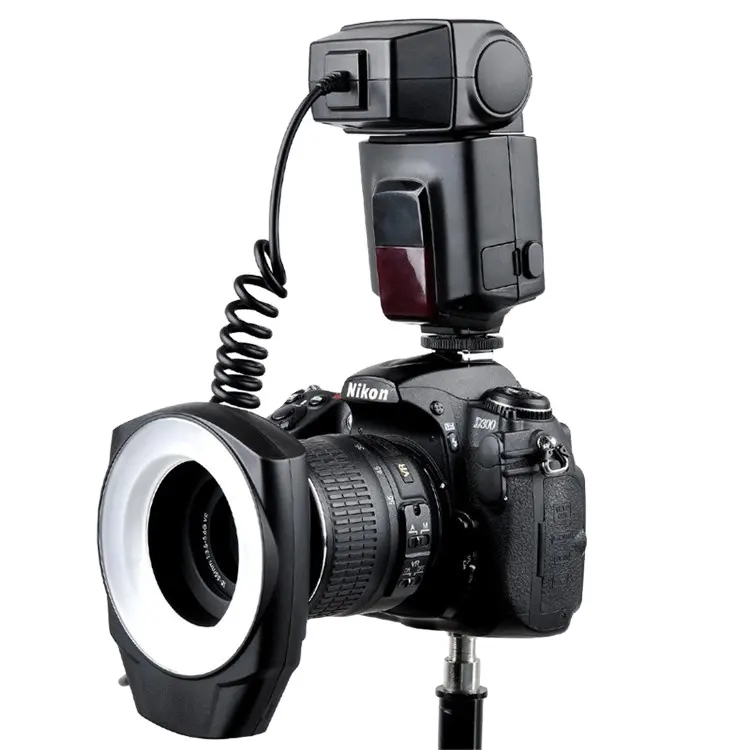 ML150 ML-150 Macro Ring Flash Control Unit Daylight 5600K 49 52 55 58 62 67 mm Compatible with DSLR Hot Shoe Cameras