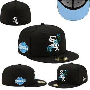 Casquettes ajustées <span class=keywords><strong>snapback</strong></span> sportives vintage en tissu 100 % polyester de haute qualité avec motif lettres et logo toutes équipes – Vente en gros - Product Image 1
