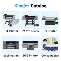 Impresora UV de Cama Plana KingJet KJ-3360UV A3 6090 Máquina Impresora UV
