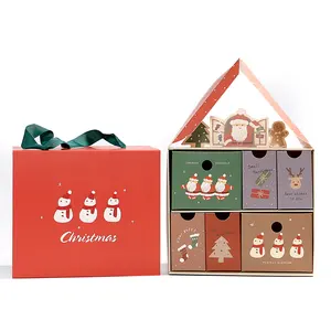 Caja de Navidad personalizada, cajón de impresión a Color, regalo de Navidad