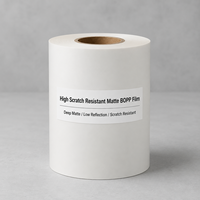 Film BOPP Anti Gores Film Laminasi Thermal Film Laminasi Anti Silau Matte Anti Gores Matte Soft Touch Kemasan Kotak