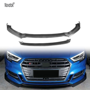Top venduto S3 paraurti anteriore labbro in fibra di carbonio per Audi S3 <span class=keywords><strong>A3</strong></span> 8v berlina 4 porte 2017-2019 - Product Image 1