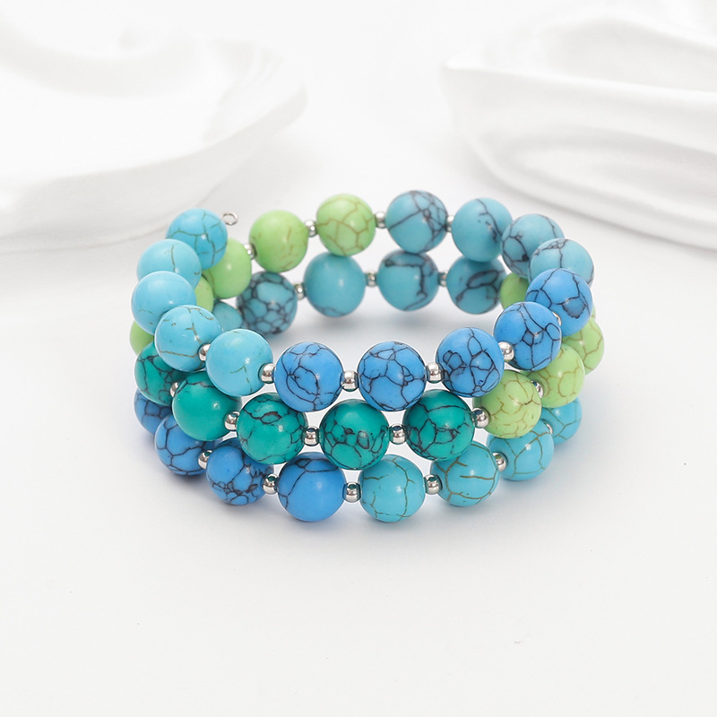 Blue original bead bracelet-RS140-04