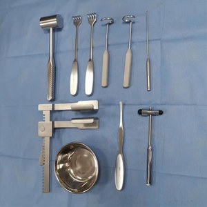 18 pezzi Kit chirurgico per studenti in acciaio inox strumenti di sezionamento e sutura alimentazione manuale per uso di formazione di chirurgia minore - Product Image 2