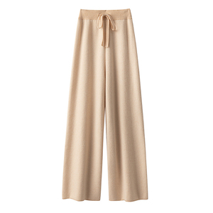 <span class=keywords><strong>Pantalon</strong></span> en laine mérinos de créateur <span class=keywords><strong>Pantalon</strong></span> en laine à motif à chevrons pour femmes <span class=keywords><strong>Pantalon</strong></span> en laine ample à taille haute et à jambes larges - Product Image 2