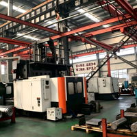 Arbre principal de machine minière robuste en acier 42CrMo forgé haute résistance HaiYuan, usiné sur mesure par CNC, avec tests UT/MT