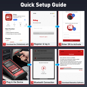 KINGBOLEN Ediag Plus OBD2 Bluetooth Noir 12V Outil automobile universel Scanner de diagnostic de voiture - Product Image 6