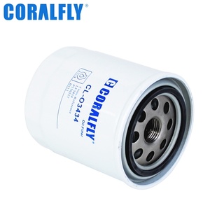 Coralfly ไส้กรองน้ำมันเครื่องสำหรับรถขุดอะไหล่ไส้กรองน้ำมัน CL-O3434 LF3434กรองน้ำมัน15208H8911 - Product Image 5