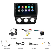 Autoradio Android 11 pour Skoda Yeti, navigation GPS, lecteur multimédia DVD, écran tactile 10 pouces, unité électronique automobile à profil bas