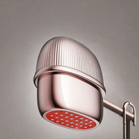 Brosse nettoyante faciale 2-en-1 automatique à bulles, rotative, étanche, avec écran LED et têtes de brosse remplaçables, pour masque facial