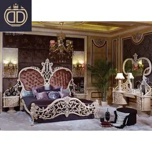 bedroomsets hand carved royal italian luxury home bedroom wood antique furniture sets