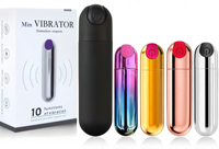 Großhandel Mini-Bullet-Vibrator 10 Geschwindigkeiten Wasserdicht Körpersicher Einstellbar Leiser Betrieb USB-Aufladung Einfach zu Reinigen Tragbares Sextoy