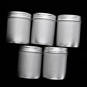 Contenedor de Almacenamiento de Metal Personalizado, Caja de Metal Cilíndrica Vacía con Tapa de Rosca, Lata de Aluminio para Envasado de Alimentos - Product Image 2