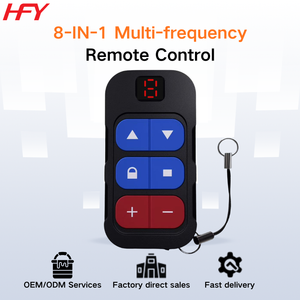 HFY TX130DP-DT Nuovo Modello Duplicatore <span class=keywords><strong>Telecomando</strong></span> Wireless 8-in-1 Portata 50-100m Ricaricabile USB Materiale ABS Silicone 8 - Product Image 1