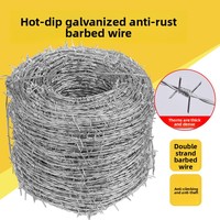 Fil barbelé en acier galvanisé à chaud, anti-escalade, anti-vol, clôture de périmètre, garde-corps