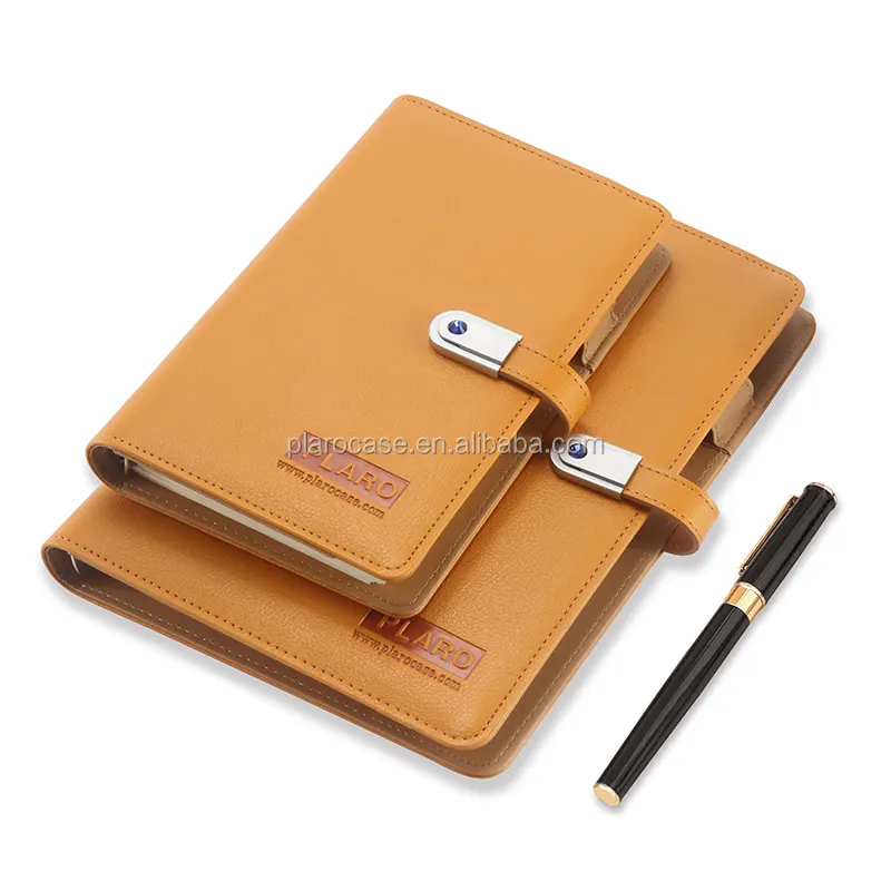 Quaderno A5 A6 con copertina in pelle PU con calcolatrice penna USB