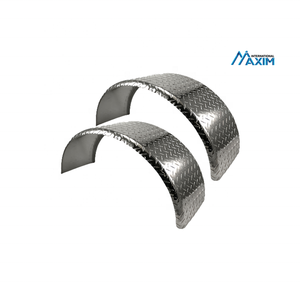 Aleación de aluminio Robusto construido Acero Diamante Placa Redondo <span class=keywords><strong>Remolque</strong></span> <span class=keywords><strong>Guardabarros</strong></span> Eje único <span class=keywords><strong>Guardabarros</strong></span> - Product Image 5