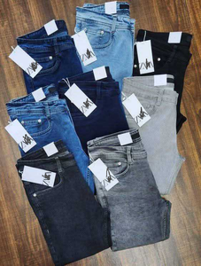 <span class=keywords><strong>Jeans</strong></span> Classici <span class=keywords><strong>Elasticizzati</strong></span> da Uomo, <span class=keywords><strong>Pantaloni</strong></span> in Denim Slim Fit Lavaggio Scuro per Uso Quotidiano Casual - Product Image 2