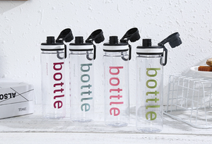Botella de Agua de Plástico Transparente con Tapa de Rosca, Libre de BPA, Diseño Minimalista Ecológico para Correr, Acampar, Viajar, Uso Deportivo para Adultos - Product Image 6