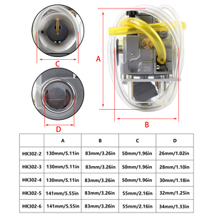 Carburador Universal para Motocicleta 24 26 28 30 32 34mm com Power Jet para Lectron Billetron Mini PWK Carburador Motocross Scooter - Product Image 2