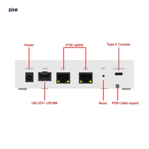 สินค้ามาใหม่ OP1601R Zisa MINI GPON OLT พอร์ต1-PON 2 Ge Uplink Compact FTTH FTB Optical <span class=keywords><strong>line</strong></span> Terminal 64 onus - Product Image 2