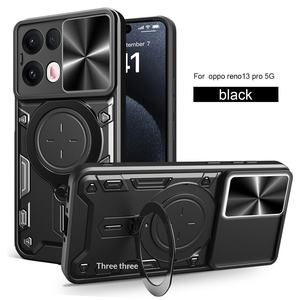 เคสโทรศัพท์มือถือ <span class=keywords><strong>OPPO</strong></span> Armor <span class=keywords><strong>Pro</strong></span> ลายสัตว์ พร้อมขาตั้งแม่เหล็กแบบซ่อน และหน้าต่างแบบเลื่อน ป้องกันการตกกระแทก - Product Image 1