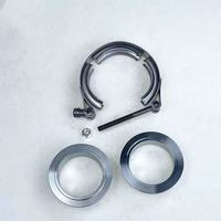 Collier de serrage en acier inoxydable personnalisable, résistant à la corrosion, surface brossée, pour conduites de carburant et pneumatiques, 3,25 pouces, réglable, usage marin