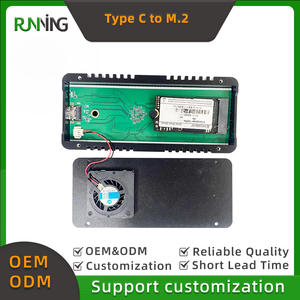 ประเภท-C ถึง M.2 NVMe SSD Enclosure, USB4 Thunderbolt 3, 40Gbps, Gen4x4 PCIe USB3.2, Plug & Play - Product Image 2