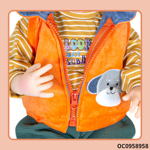 22 pulgadas Gran <span class=keywords><strong>Escala</strong></span> cuerpo completo de vinilo niño juguete en forma de pequeña muñeca <span class=keywords><strong>real</strong></span> simulación masculina - Product Image 4