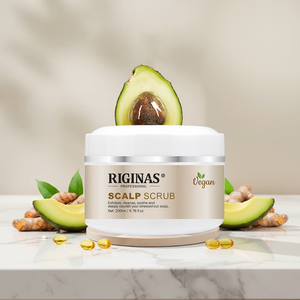 Scrub per il Cuoio Capelluto a Marchio Privato Riginas, <span class=keywords><strong>Crema</strong></span> Esfoliante e Purificante per il Cuoio Capelluto - Product Image 6