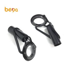 Guides de <span class=keywords><strong>canne</strong></span> à pêche en acier inoxydable, noir, ronds en céramique à haute brillance, 1 pièce - Product Image 4