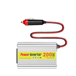 Высокоэффективный и портативный инвертор мощности 200 Вт постоянного тока в 12 В 220 В переменного тока для использования в автомобиле Инвертор США инвертор