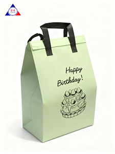 Sac personnalisable en PP non tissé épaissi et recyclable, avec feuille d'aluminium, isolant thermique, scellé en caoutchouc, imperméable et résistant à l'huile, couleur sur mesure - Product Image 5