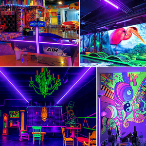 Uv LED Đen 5M 10M 15m 20m ống huỳnh quang Glow-in-The-Dark đèn cho Nhà 395nm cho các bên Halloween sinh nhật UV dải ánh sáng - Product Image 6