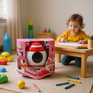 Diy Rocket Dressing Table Toy Set 23Cm Plastic Fantasy Sci Fi For Kids 5 To 7 Years - Product Image 2