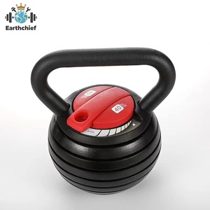 Pesa Rusa <span class=keywords><strong>Ajustable</strong></span> para Ejercicio de Levantamiento de Pesas, 20LBS/40LBS, para Gimnasio en Casa - Product Image 1