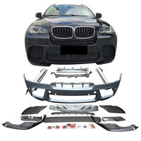 Kit de carrocería X6 E71 con difusor trasero de parachoques delantero apto para BMW X6 E71 MP estilo de Alta Calidad 2008-2013 año Facelift de labio trasero