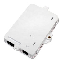 Boîtier de terminaison optique FTTH blanc en ABS 2, 4, 6 cœurs, boîte de raccordement NAP ODP FAT, distribution de fibre optique pour applications de jonction de fibres
