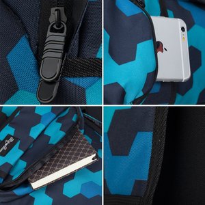 Ba lô laptop du lịch thể thao cá nhân in nhãn riêng, ba lô học sinh in thăng hoa - Product Image 5