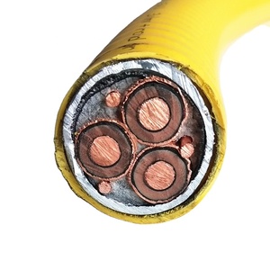 5kV 8kV 2AWG 2/0AWG <span class=keywords><strong>4</strong></span>/0AWG EPR Aislamiento AIA Blindado VFD o 3C con <span class=keywords><strong>3</strong></span> cables de tierra <span class=keywords><strong>Cable</strong></span> de alimentación <span class=keywords><strong>corrugado</strong></span> - Product Image 6