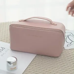Benutzer definierte profession elle Reise bürste Kosmetik Pink Reiß verschluss Set Tasche Kosmetik Make-up Tasche