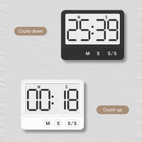 Nouveau minuteur numérique multi-usage pour laboratoire, cuisine, enfants, enseignants, cuisiniers, avec fonction de compte à rebours électronique, aimant, affichage visuel, étude chinoise, minuteur Pomodoro